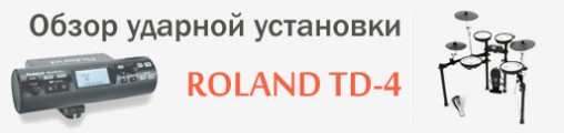 roland td-4 обзор статья лого